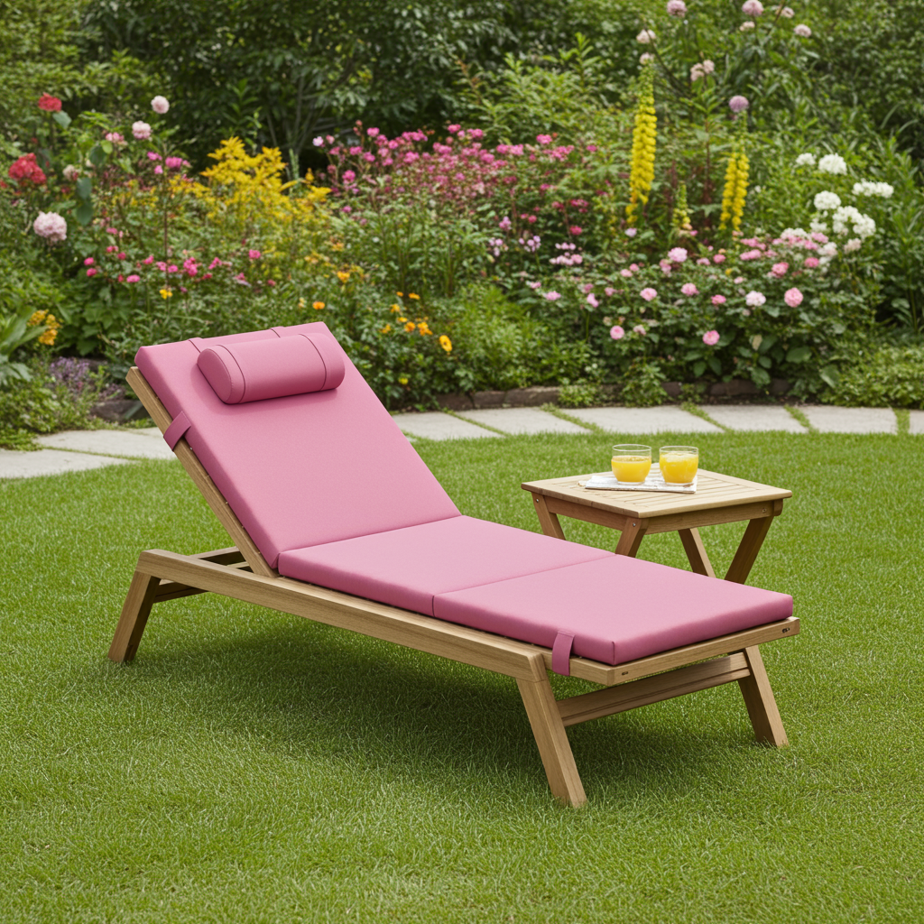 3-teilig - Gartenliege Auflage nach Mass