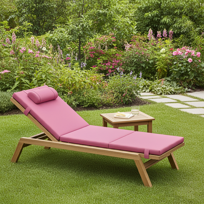 3-teilig - Klappbare Sonnenliege nach Mass