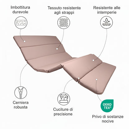 Cuscino curvo per sdraio
