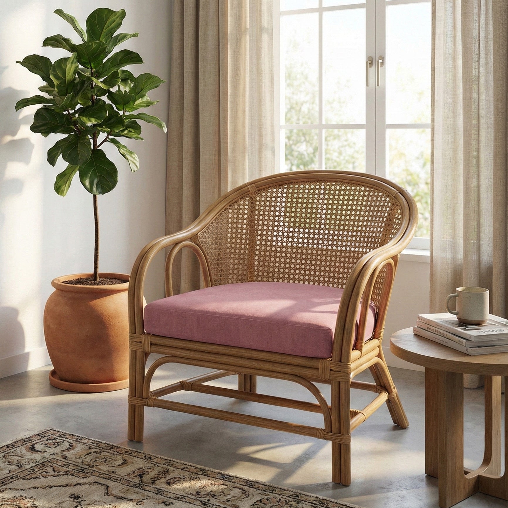 Halbrundes Sitzkissen nach mass