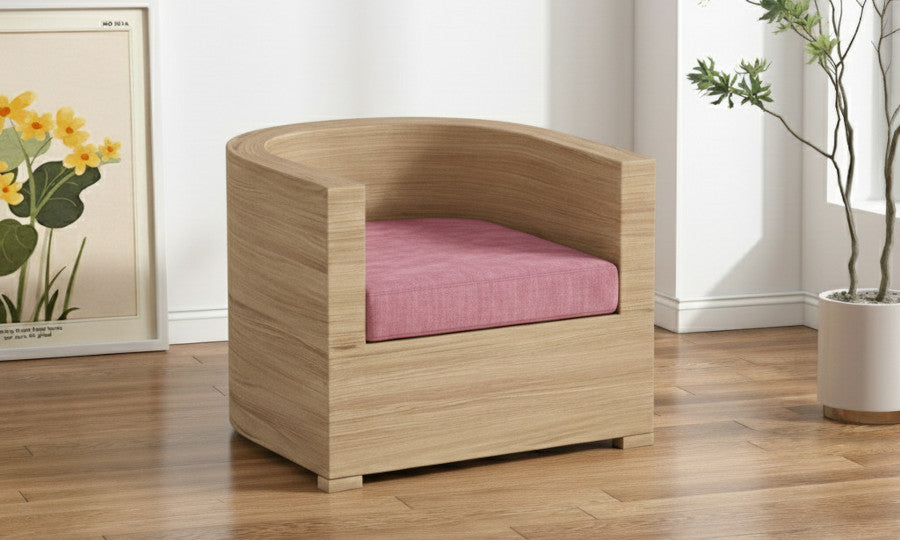 Halbrundes Sitzkissen nach Mass