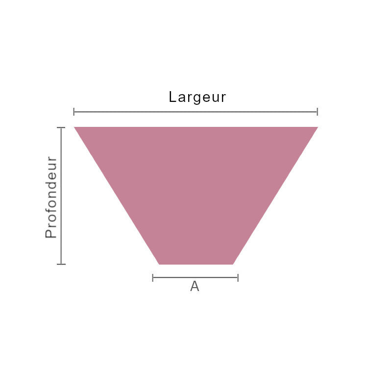 Cuscino per sedia trapezoidale su misura - Esterno