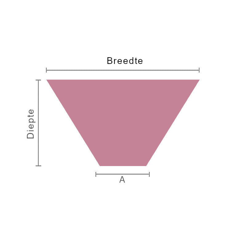 Cuscino per sedia trapezoidale su misura