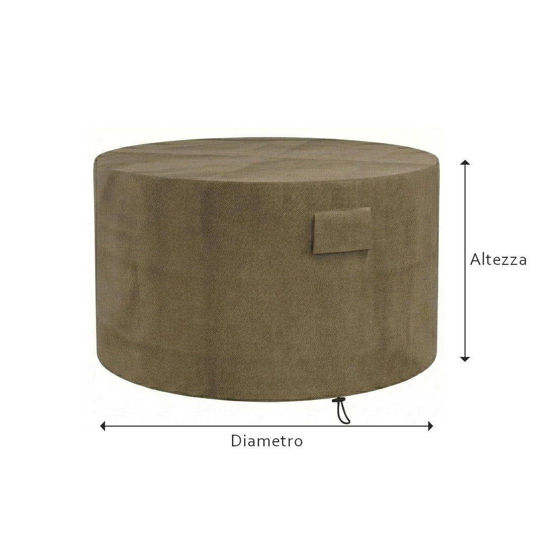 Copertura Tavolo Giardino Rotondo su Misura