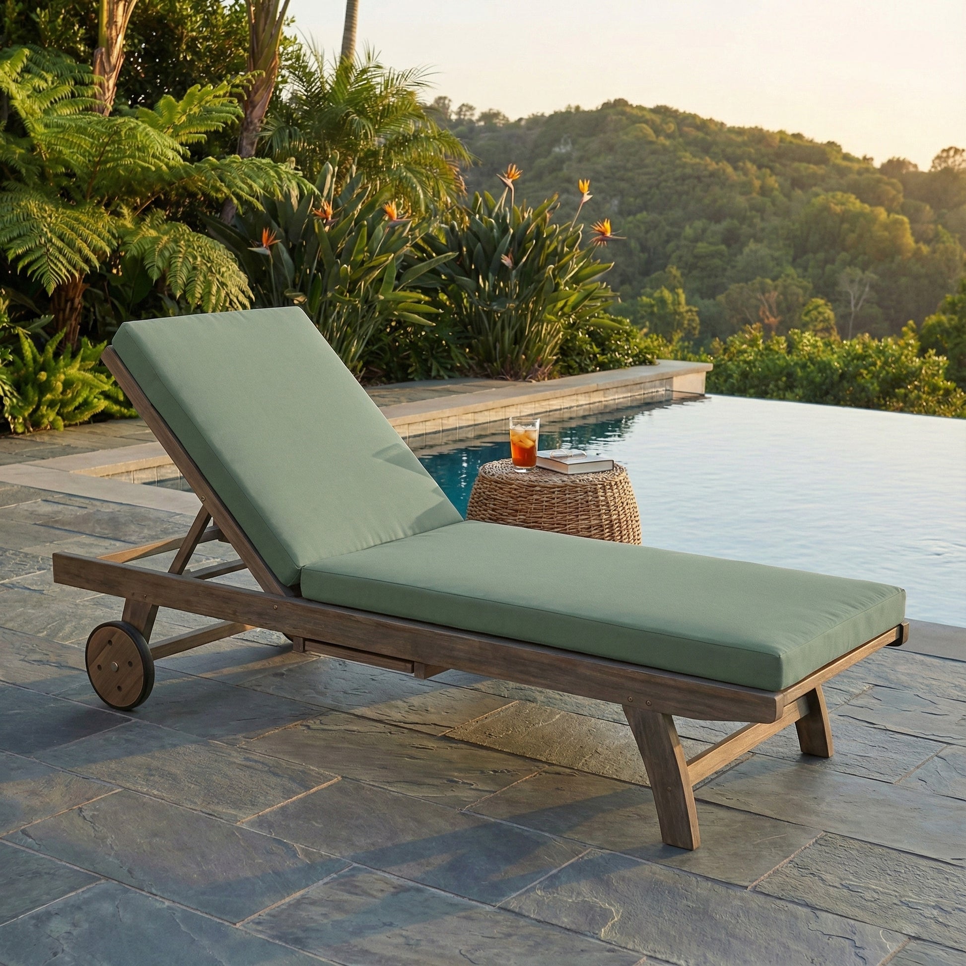 2-teilig - Sonnenliege Auflage nach Mass