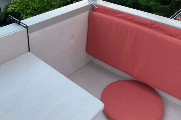 Cuscino da parete per terrazza