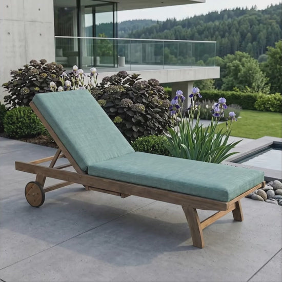 2-teilig - Sonnenliege und Gartenliege Auflage 