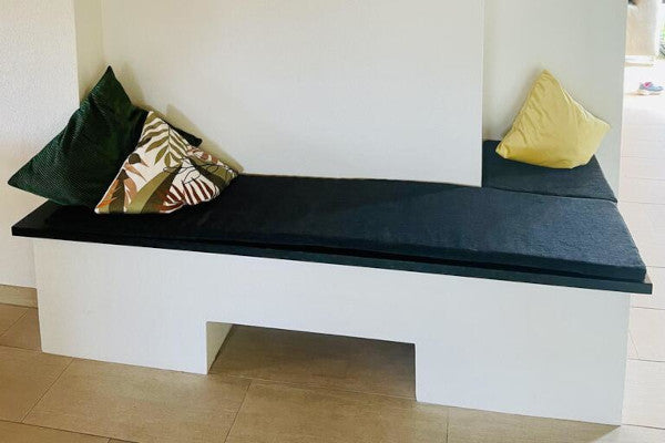 Cuscini per caminetto e cuscini per panca